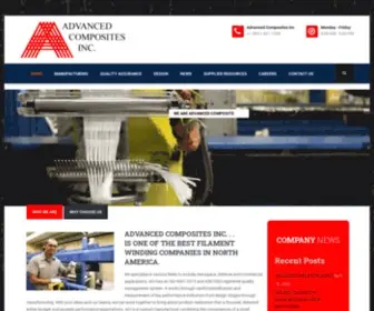 Advancedcomposites.com(Advanced composites inc) Screenshot