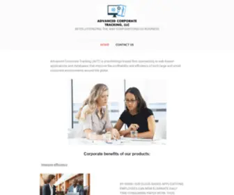 Advancedcorporatetracking.com(REVOLUTIONIZING THE WAY CORPORATIONS DO BUSINESS) Screenshot