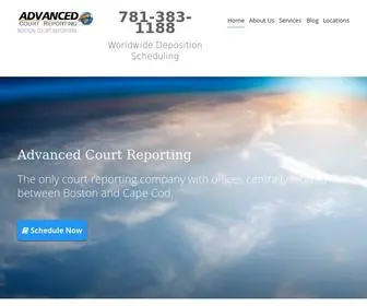 Advancedcourt.com(Advanced Court Reporting) Screenshot