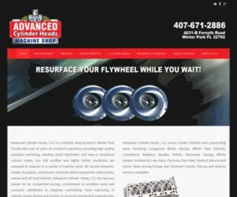 Advancedcylinderheads.com(Machine Shop) Screenshot
