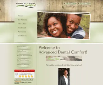 Advanceddentalcomfort.com(Dentist Fairhope) Screenshot