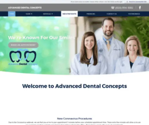 Advanceddentalconceptsinc.com(Advanced Dental Concepts) Screenshot