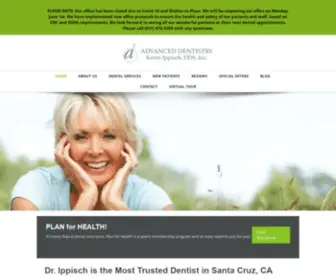 Advanceddentistry.org(Dentist Santa Cruz CA) Screenshot