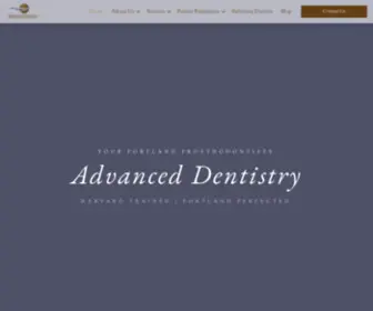Advanceddentistrypdx.com(Your Portland Dental Implants Provider & Prosthodontists) Screenshot