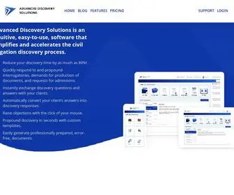 Advanceddiscoverysolution.com(Advanced Discovery Solutions) Screenshot