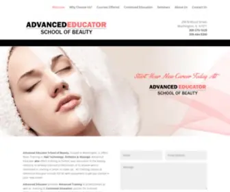 Advancededucator.com(Permanent Makeup Training Educational programs in Washington Illinois (IL)) Screenshot