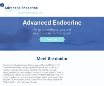 Advancedendocrine.com(Medical Practice) Screenshot