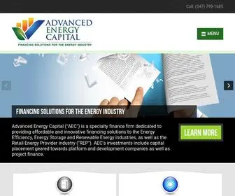 Advancedenergycap.com(AEC Advanced Energy Capital) Screenshot