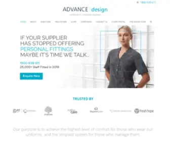 Advancedesign.com.au(Advance Design Uniform Suppliers Produce the Best Work Uniforms Uniform Designs in Australia) Screenshot