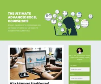 Advancedexcelcourse.com(The Next level Advanced Excel Course) Screenshot
