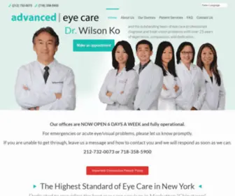 Advancedeyecarevision.com(LASIK Cataracts Flushing New York NY Dr) Screenshot