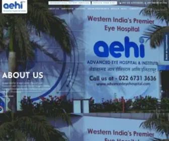 Advancedeyehospital.com(Advanced Eye Hospital and Institute) Screenshot