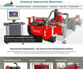 Advancedfab.com(Advanced Fabricating Machinery) Screenshot