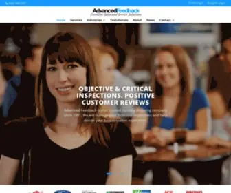 Advancedfeedback.com(Mystery Shopping Company) Screenshot