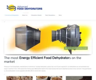 Advancedfooddehydrators.com(Commercial Dehydrators by Advanced food dehydrators) Screenshot