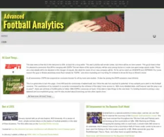 Advancedfootballanalytics.com(Advanced Football Analytics) Screenshot