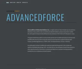 Advancedforce.com(Access control) Screenshot