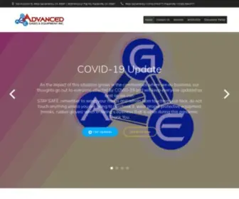 Advancedgases.com(A New AGE In Service) Screenshot