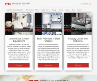 Advancedgourmet.com(Advanced Gourmet Equipment & Design) Screenshot