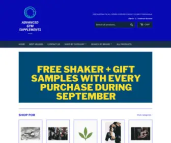 Advancedgymsupplements.com(advancedgymsupplements) Screenshot