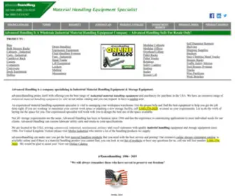 Advancedhandling.com(Industrial Material Handling & Storage Equipment in Pennsylvania) Screenshot
