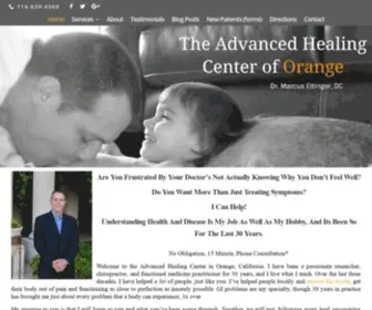 Advancedhealing.com(Dr. Ettinger) Screenshot