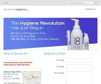 Advancedhygienics.com(Advanced Hygienics) Screenshot