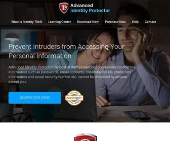 Advancedidentityprotector.com(Advanced Identity Protector) Screenshot