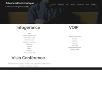 Advancedinformatique.com(Advancedinformatique) Screenshot