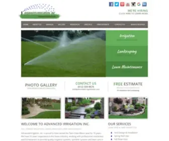 Advancedirrigationmn.com(Landscaping Minneapolis & St Paul) Screenshot