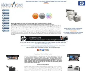 Advancedlaser.net(Atlanta Laser Printer Repair) Screenshot