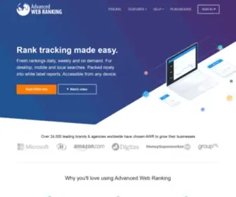 Advancedlinkmanager.com(Advanced Web Ranking) Screenshot