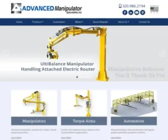 Advancedmanipulator.com(Advanced Manipulator Specialists) Screenshot