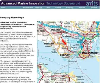 Advancedmarineinnovation.com(Advanced Marine Innovation Technology Subsea Ltd UK) Screenshot