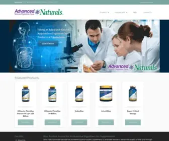 Advancednaturals.com(Advanced Naturals) Screenshot