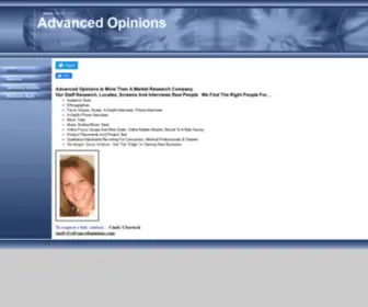 Advancedopinions.com(Advanced Opinions) Screenshot