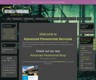 Advancedparanormal.com(Advanced Paranormal Services) Screenshot