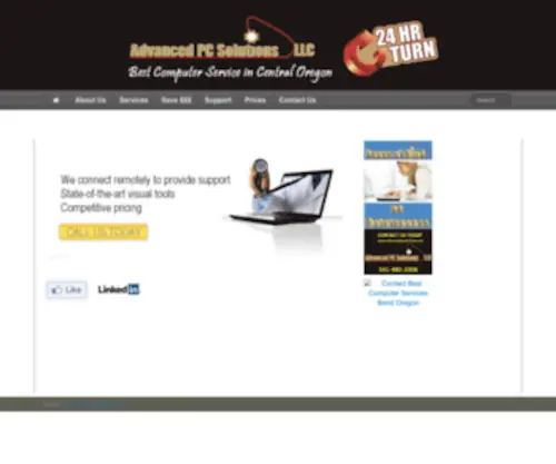 Advancedpcsolutions.net(Advanced PC Solutions LLC) Screenshot