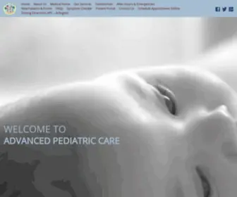 Advancedpedcare.com(Advanced Pediatric Care) Screenshot