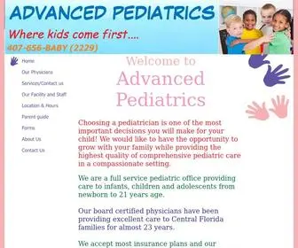 Advancedpediatricsfl.com(ADVANCED PEDIATRICS) Screenshot