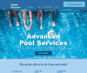 Advancedpoolservices.org(Swimming Pool Service & repai) Screenshot