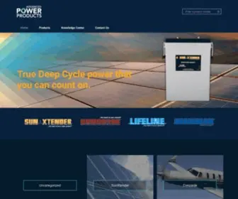 Advancedpowerproducts.com(Deep Cycle AGM Marine & Solar Batteries Made In USA) Screenshot