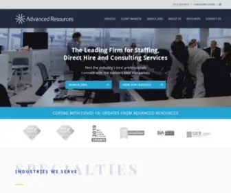 Advancedresources.com(Staffing, Recruitment, & Consulting Company) Screenshot
