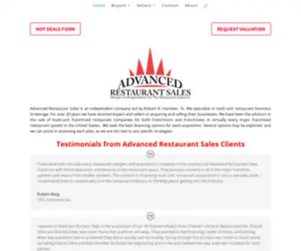 Advancedrestaurantsales.com(Advanced Restaurant Sales) Screenshot