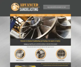 Advancedsandblasting.com.au(Advanced Sandblasting & Coatings) Screenshot