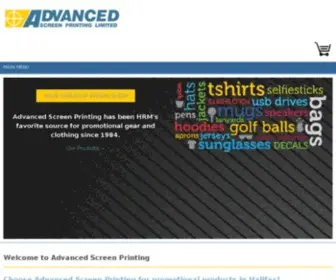 Advancedscreenprinting.ca(Advanced Screen Printing) Screenshot