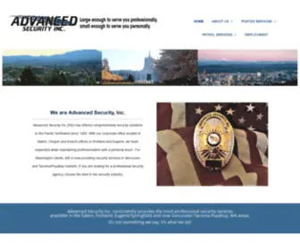 Advancedsecurityinc.com(Professional Security in Salem) Screenshot