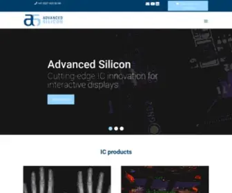 Advancedsilicon.com(ICs & Electronic Systems in Switzerland by Advanced Silicon SA) Screenshot