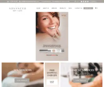 Advancedskincarepro.com(Advanced Skin Care Clinic) Screenshot