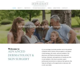 Advancedskindoctor.com(Advanced Dermatology and Skin Surgery) Screenshot